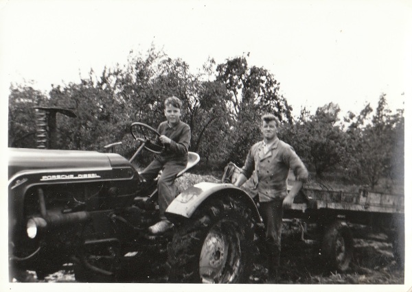 Piet (10 jaar) en zijn vader Maarten Kalisvaart